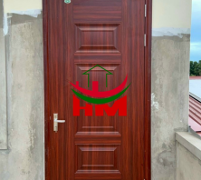 Cửa thép vân gỗ 1 cánh 1