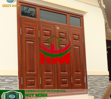 Cửa thép vân gỗ cửa sổ 13