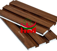 Lam 3 sóng thấp SPC nâu bóng vân gỗ K3S200-009