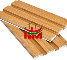 Lam 3 sóng thấp SPC vàng vân gỗ đậm K3S200-017