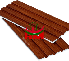 Lam 4 sóng thấp SPC đỏ vân gỗ K4S152-022