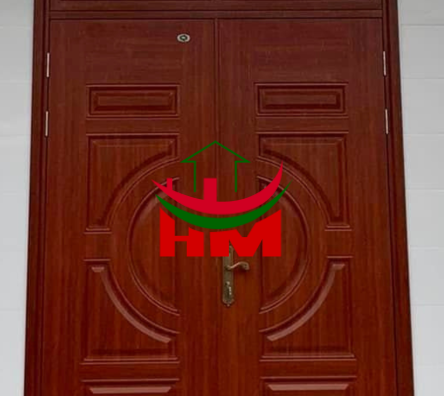 Cửa thép vân gỗ 2 cánh 2