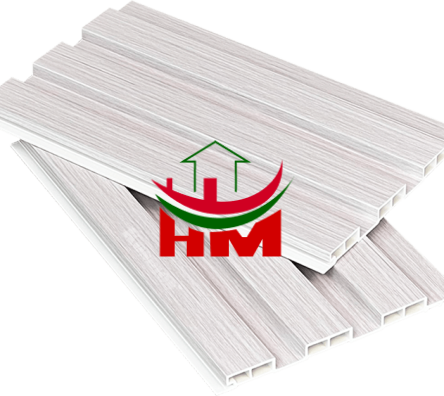 Lam 3 sóng thấp PVC trắng kem vân thẳng 3S200X15-005