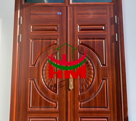 Cửa thép vân gỗ 2 cánh 8