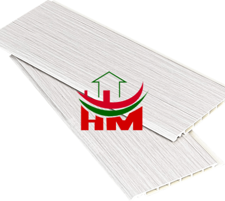 Tấm ốp nano PVC VIP 125 trắng kem vân thẳng OP125-005